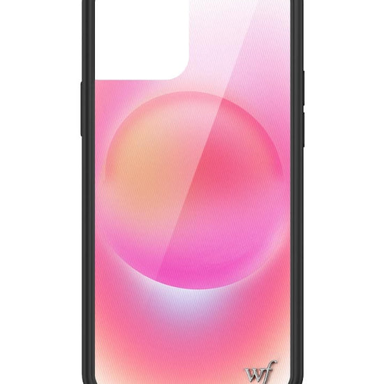 wildflower hot pink aura iphone 12/12pro case