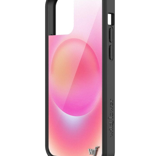 wildflower hot pink aura iphone 12/12pro case
