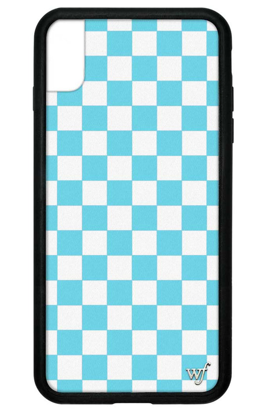 Blue Checkers iPhone Xs Max Case