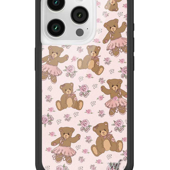 wildflower bear-y ballet iphone 15 pro case