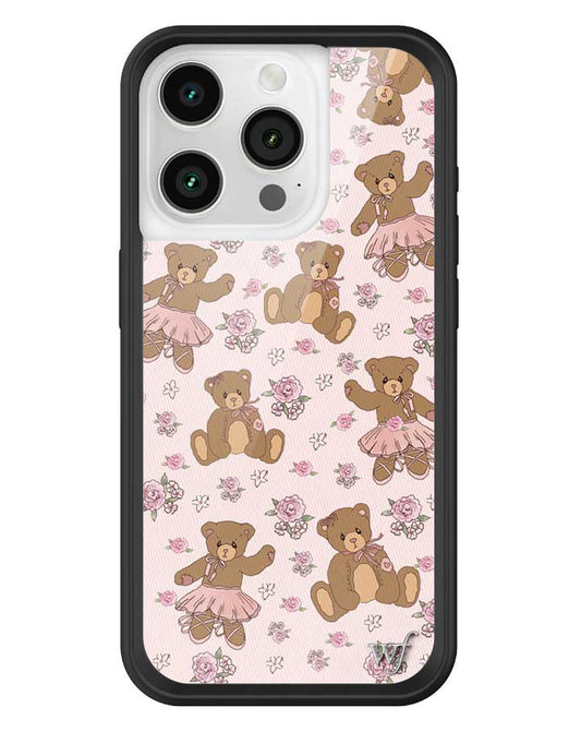 wildflower bear-y ballet iphone 15pro case