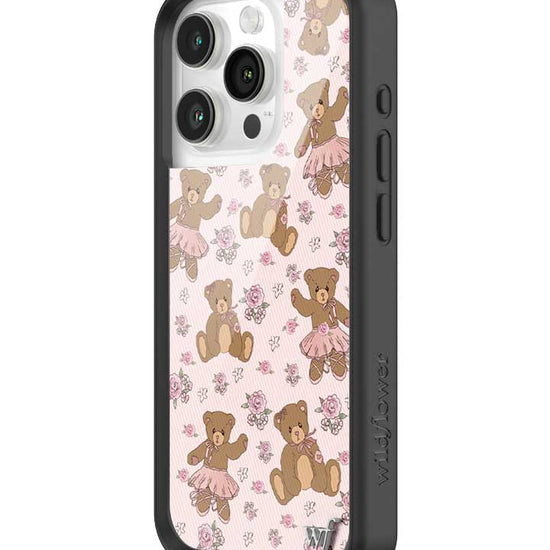 wildflower bear-y ballet iphone 15pro case