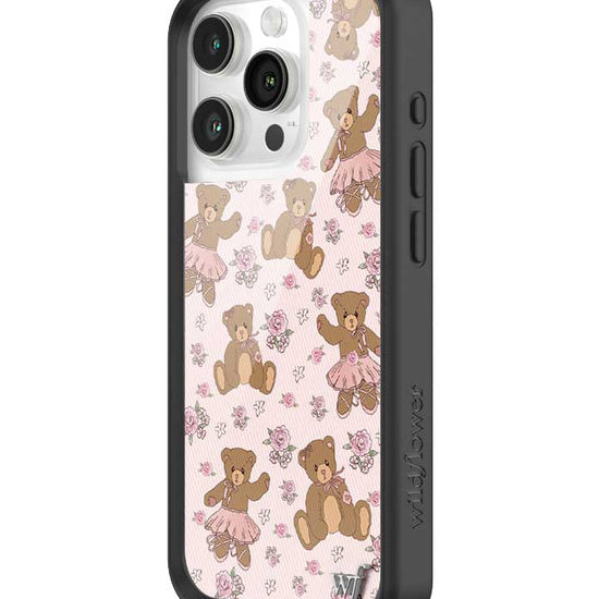 wildflower bear-y ballet iphone 15 pro case