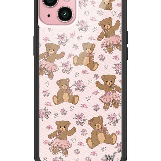 wildflower bear-y ballet iphone 15 plus case