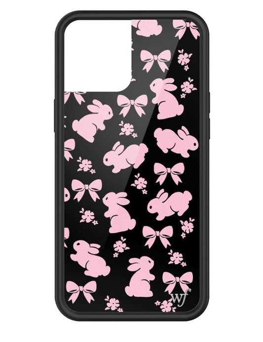 wildflower pink bunnies iphone 12promax case