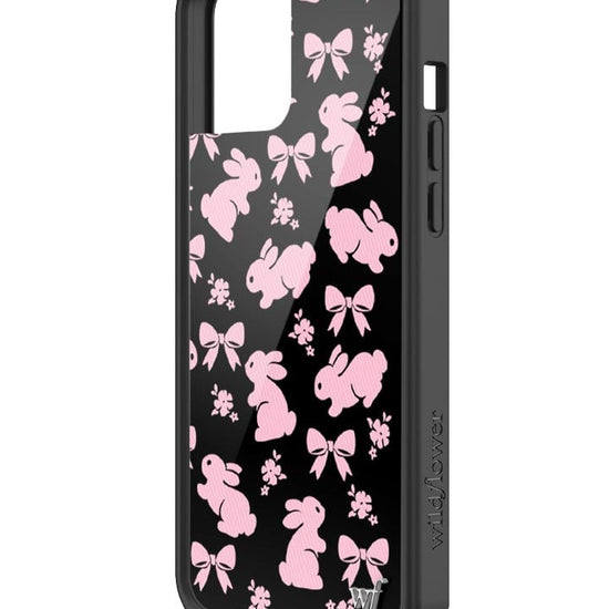 wildflower pink bunnies iphone 12promax case
