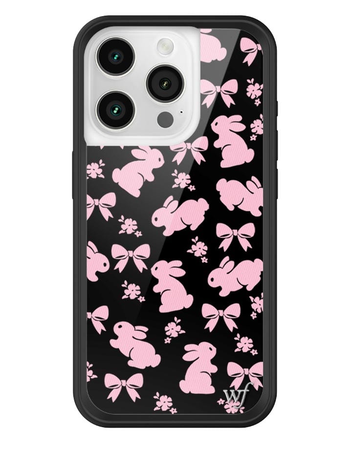 Wildflower Pink Bunnies iPhone 15 Pro Case – Wildflower Cases