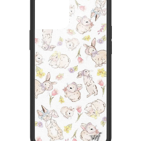 wildflower bunnies in bonnets iphone 12/12pro
