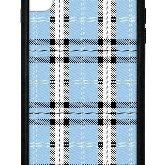 Blue Plaid iPhone Xs Max Case