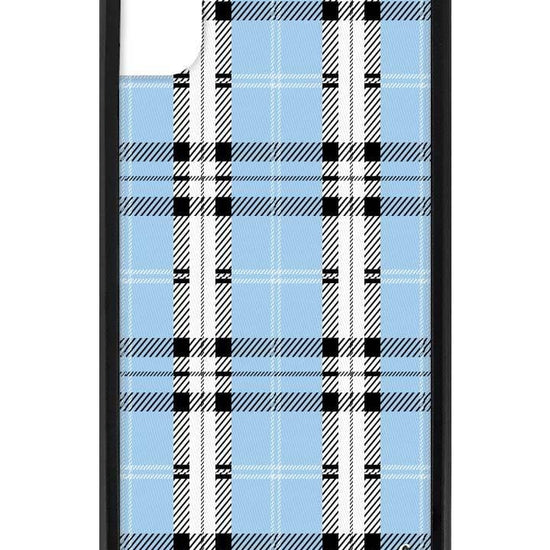 Blue Plaid iPhone Xr Case