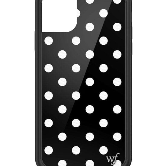 wildflower polka dot iphone 11|black and white