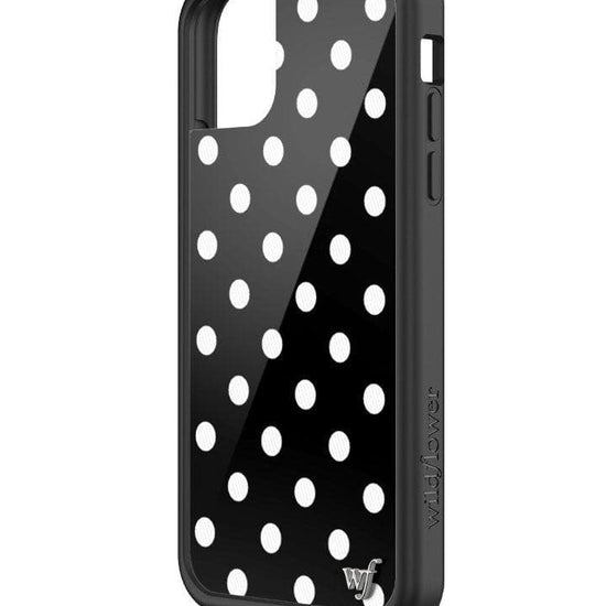 Polka Dot iPhone 11 Case | Black and White.