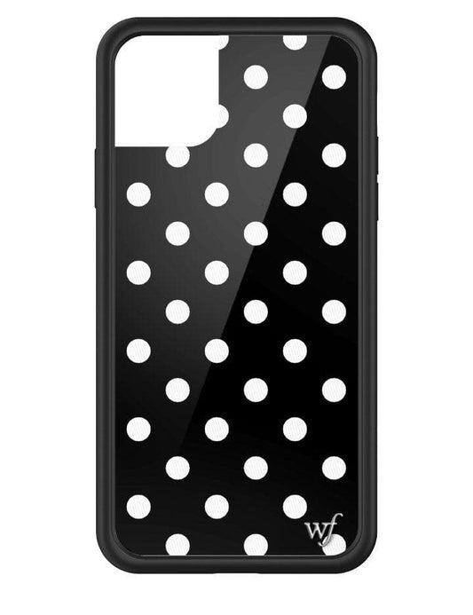 wildflower polka dot iphone 11promax|black and white