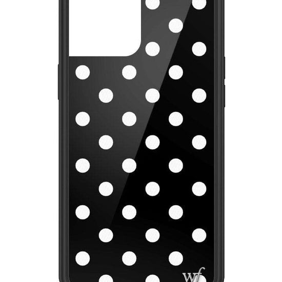 wildflower polka dot iphone 12promax|black and white