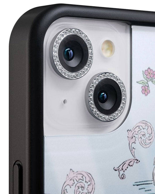 wildflower camera bling black iphone 13/13 mini