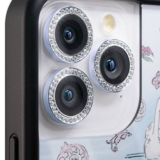 wildflower camera bling blue iphone 14 pro/14 pro max