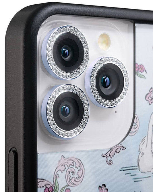 wildflower camera bling blue iphone 12 pro