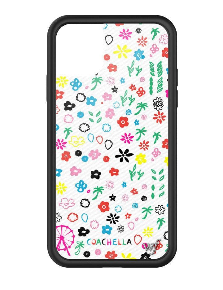 Wildflower Coachella iPhone 11 Pro Case White Wildflower Cases