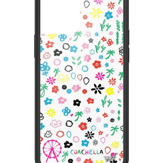 wildflower coachella  iphone 12/12pro | white