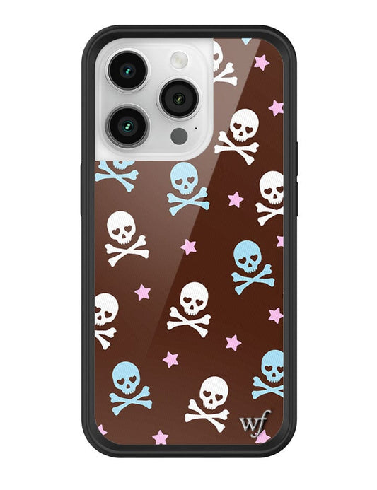 wildflower cross bones iphone 14pro case