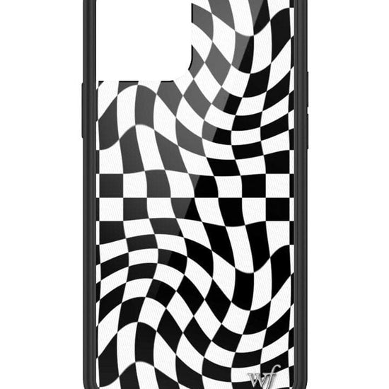 Crazy Checkers iPhone 12/12 Pro Case | Black
