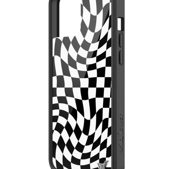 Crazy Checkers iPhone 12 Pro Max Case | Black