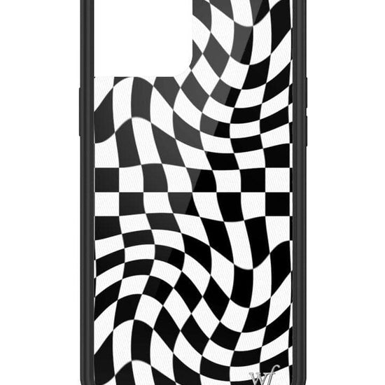 Crazy Checkers iPhone 12 Pro Max Case | Black