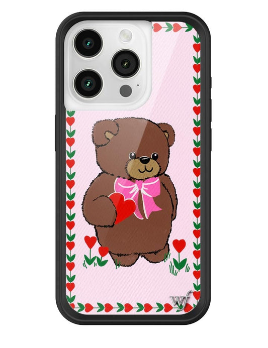 wildflower danielle guizio teddy bear x wildflower iphone 15pro case