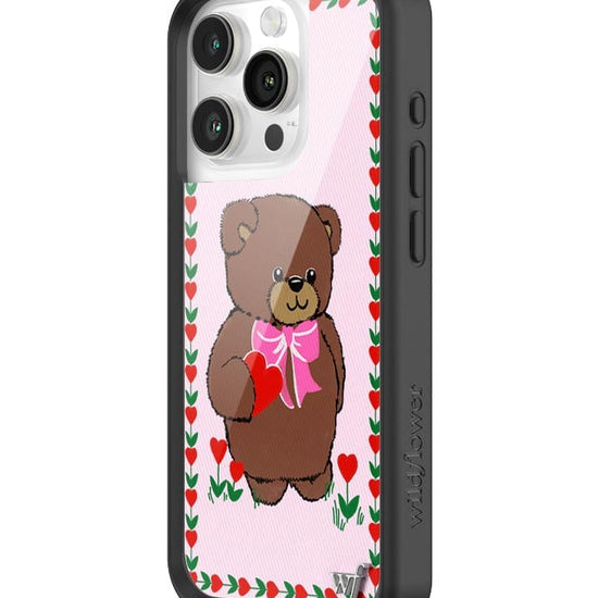 wildflower danielle guizio teddy bear x wildflower iphone 15pro case