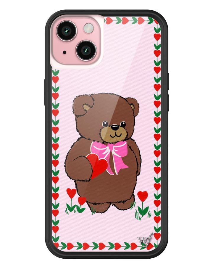 Wildflower Danielle Guizio Teddy Bear x Wildflower iPhone 15 Plus Case