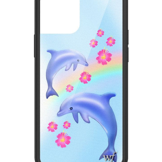 wildflower dolphin love iphone 12pro