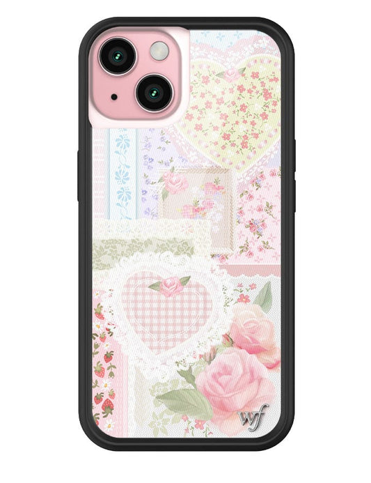 wildflower frilly floral iphone 15 case