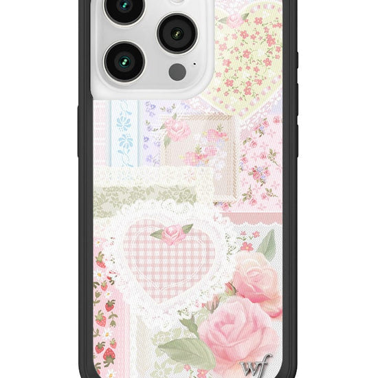 wildflower frilly floral iphone 15pro case