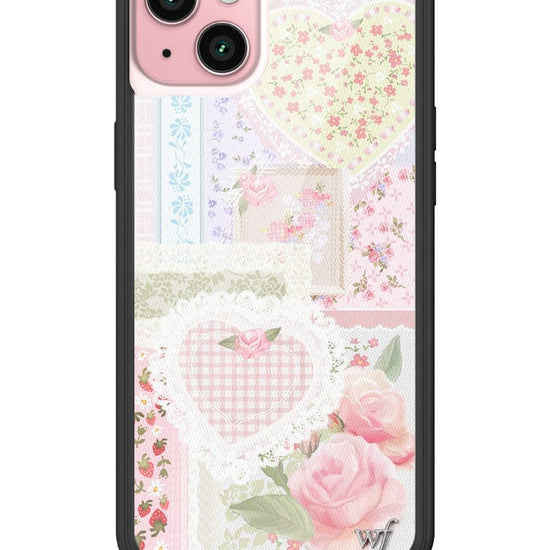 wildflower frilly floral iphone 15plus case