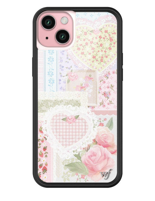 wildflower frilly floral iphone 15plus case