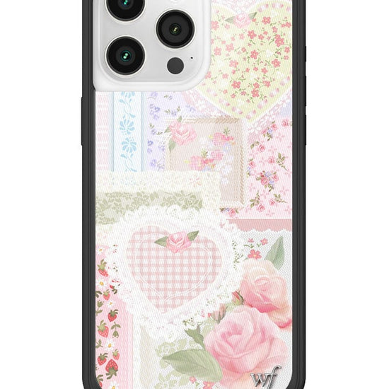 wildflower frilly floral iphone 15promax case