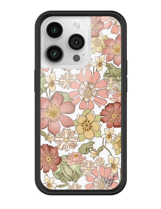 wildflower lily pad floral iphone 14pro case