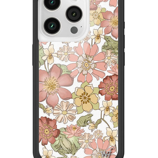 wildflower lily pad floral iphone 15pro case