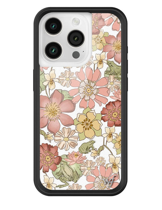 wildflower lily pad floral iphone 15pro case
