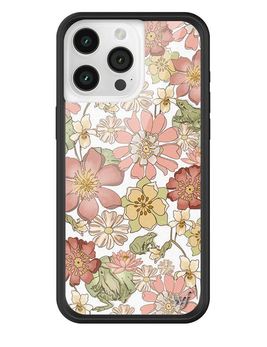 wildflower lily pad floral iphone 15promax case