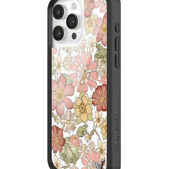 wildflower lily pad floral iphone 15promax case