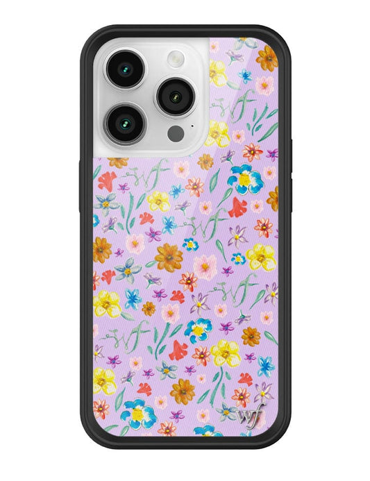 wildflower garden party iphone 14pro case