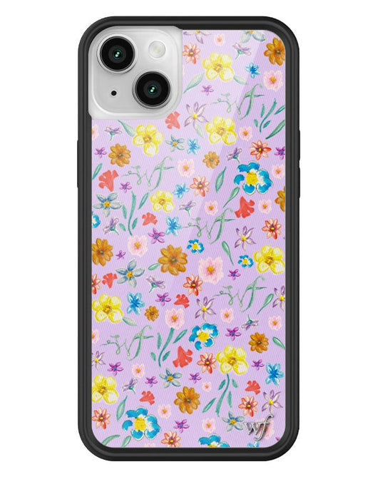 wildflower garden party iphone 14plus case