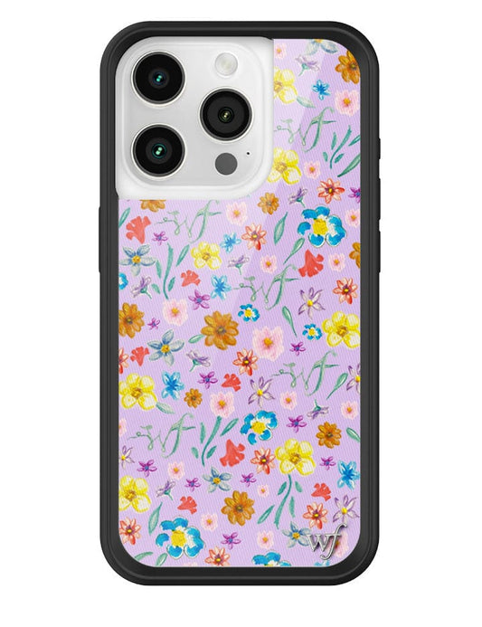 wildflower garden party iphone 15pro case