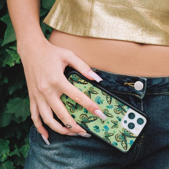 Sage Butterfly iPhone 11 Case.
