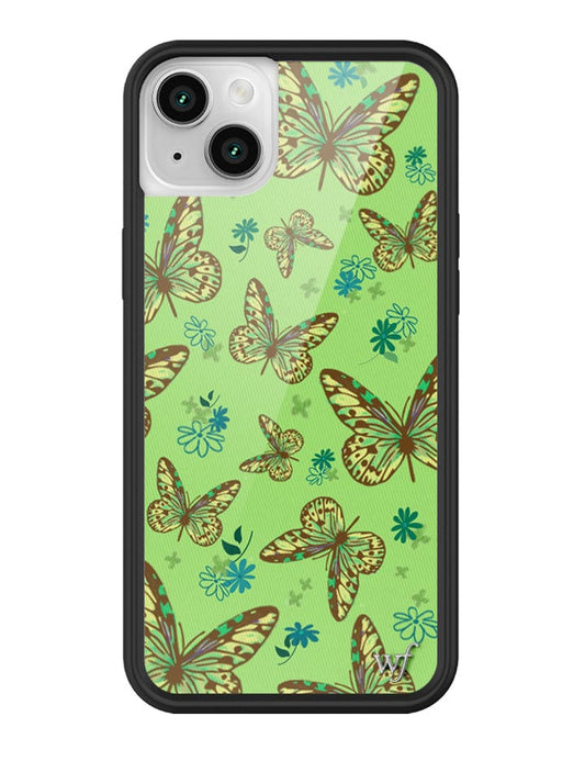 wildflower sage butterfly iphone 14 case