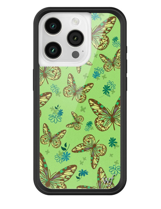 wildflower sage butterfly iphone 15pro case