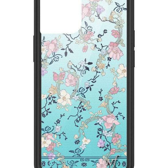 wildflower gallery girlie blue iphone 13mini case 