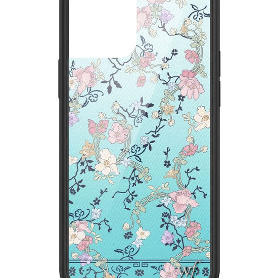 wildflower gallery girlie blue iphone 12/12pro case