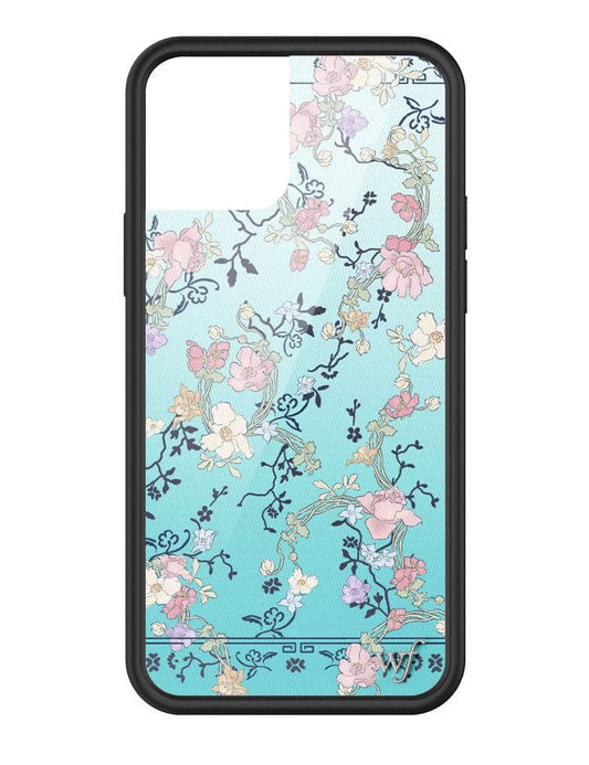 wildflower gallery girlie blue iphone 12/12pro case